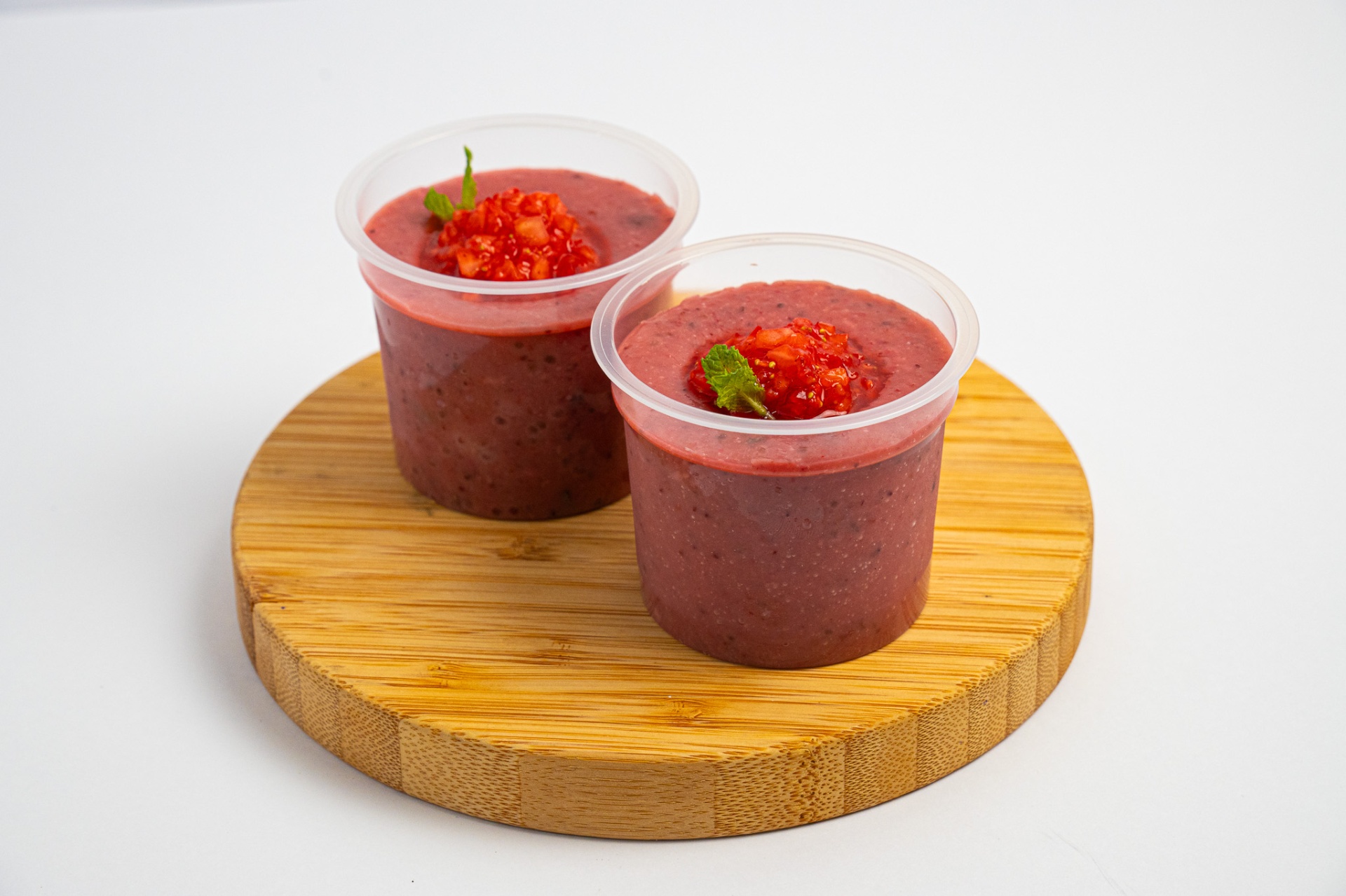 Chia Pudim Morango